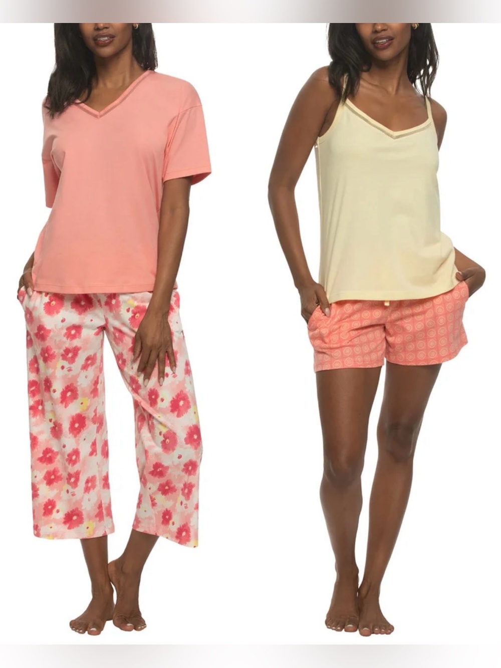 Brand New-Felina Cotton 4-piece PJ Set